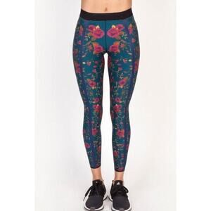 Ultracor Silk Bloom Floral Print‎ Leggings Size Extra Small